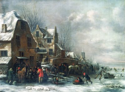 Paesaggio invernale da Claes Molenaer